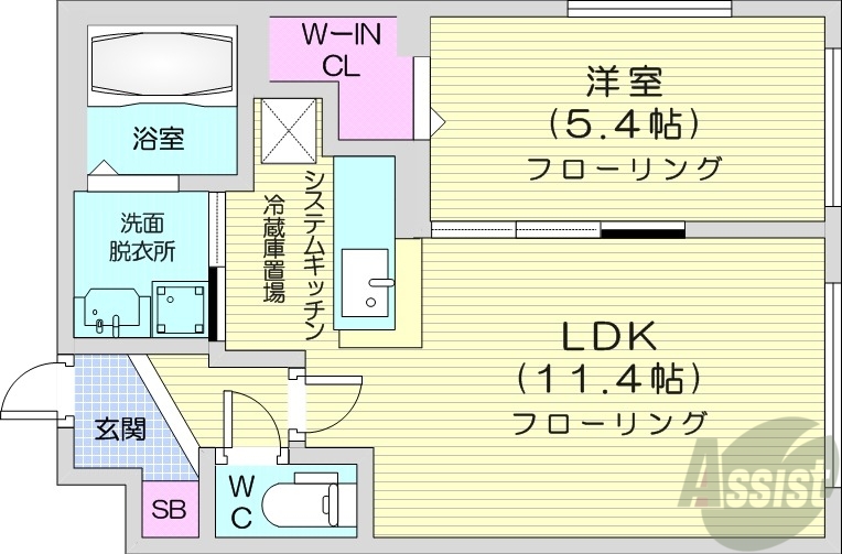 サブレの間取り