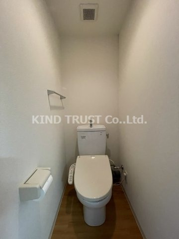 トイレ　ゆったりとした空間のトイレです