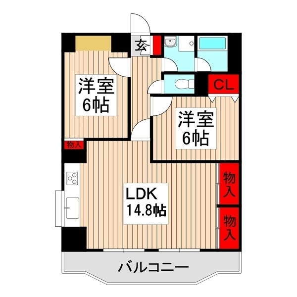 ピジョン田園の間取り