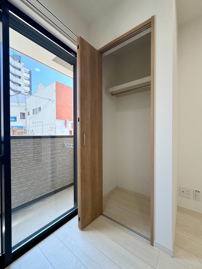 収納　たっぷりとした収納スペースです