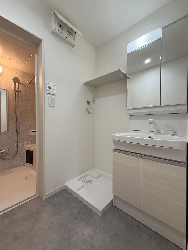 洗面設備　洗面所です