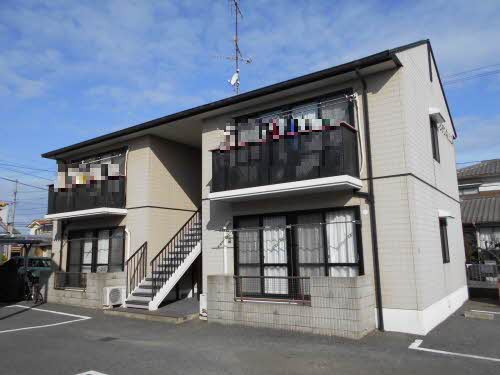 建物外観　レジデンス新涯　B棟・軽量鉄骨造