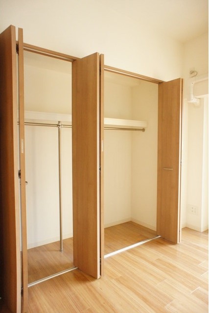 収納　大容量のクローゼットあります