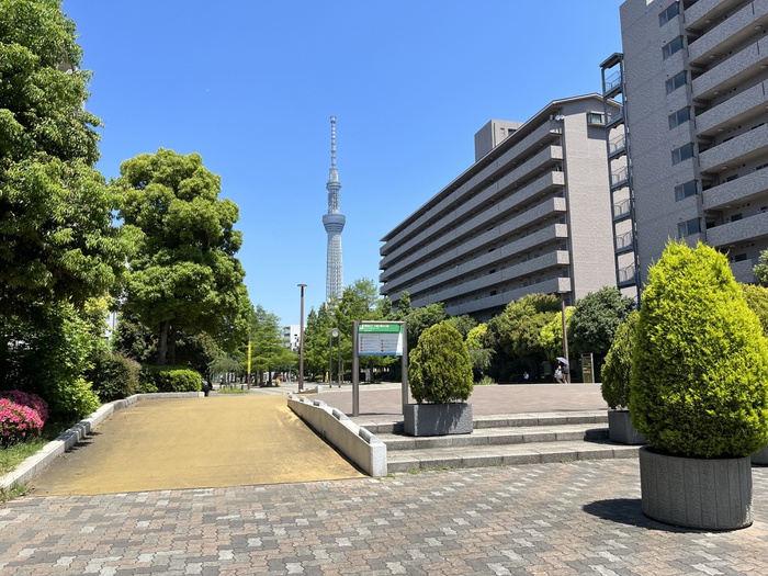 公園　大横川親水公園（公園）まで318m