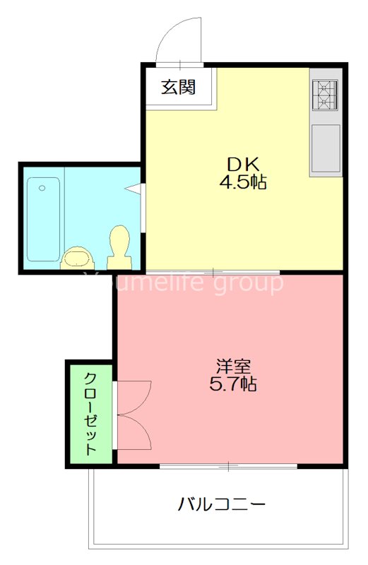メゾンドアンジュの間取り写真