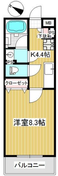 埼玉新都市交通伊奈線 大宮駅 徒歩11分 4階建 築11年の間取り写真