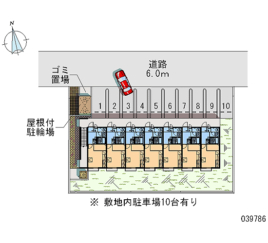 駐車場　配置図