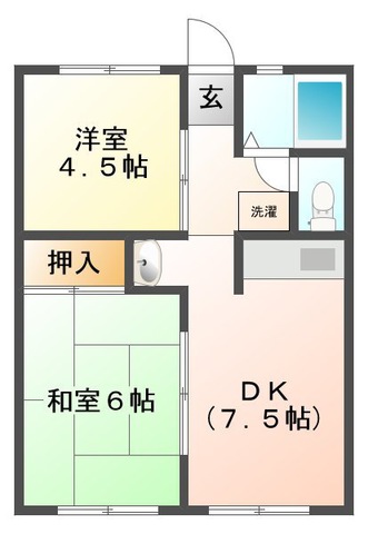 久保田セラノAの間取り