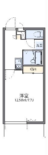 レオパレス阿保の間取り