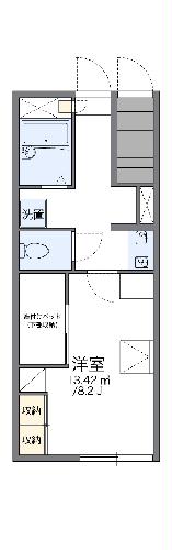 【レオパレス丸の内の間取り】