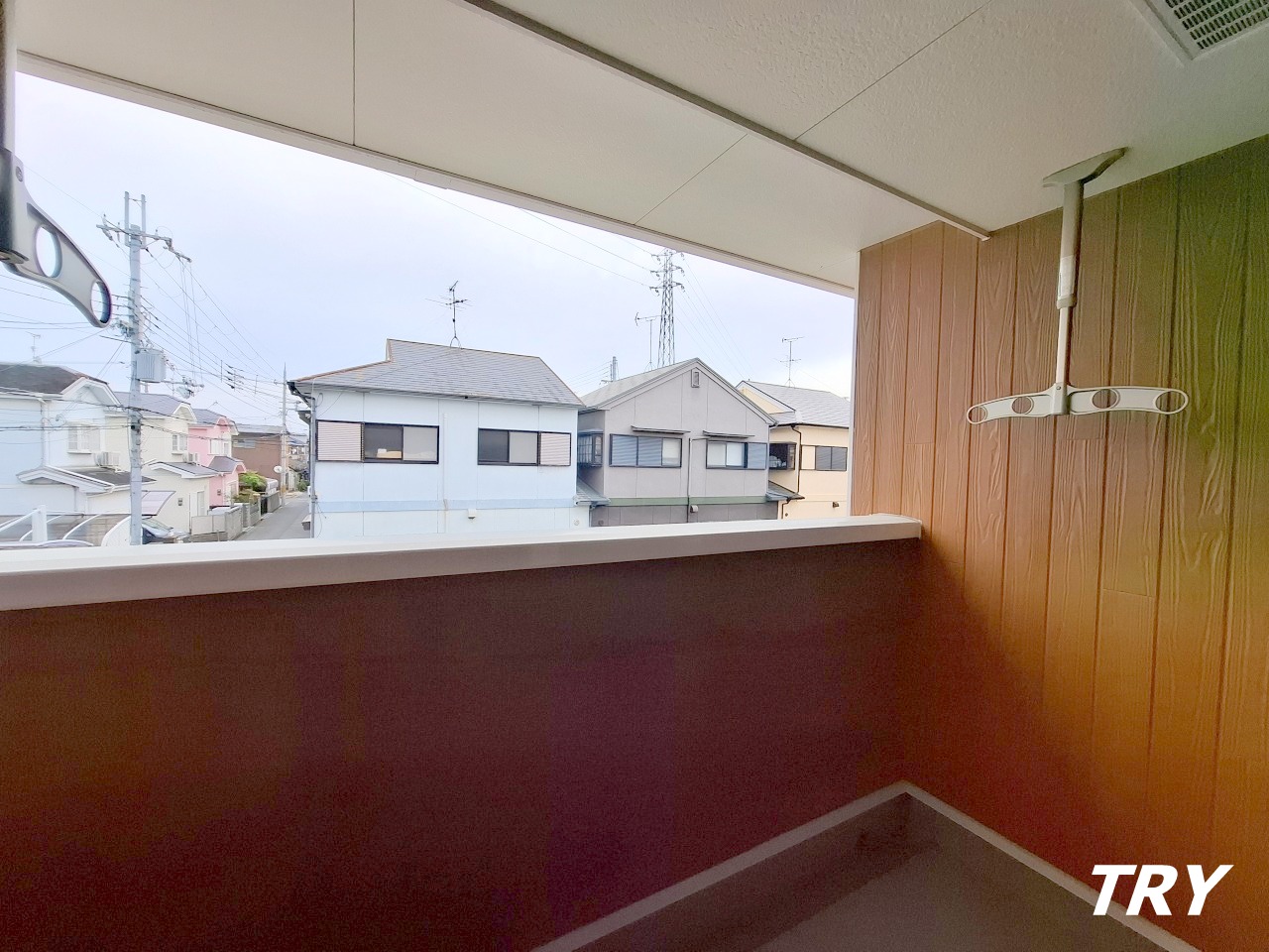 バルコニー　南向きの