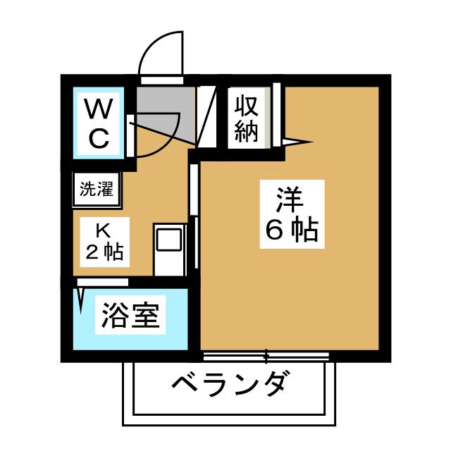 ＳＲコーポＣ棟の間取り