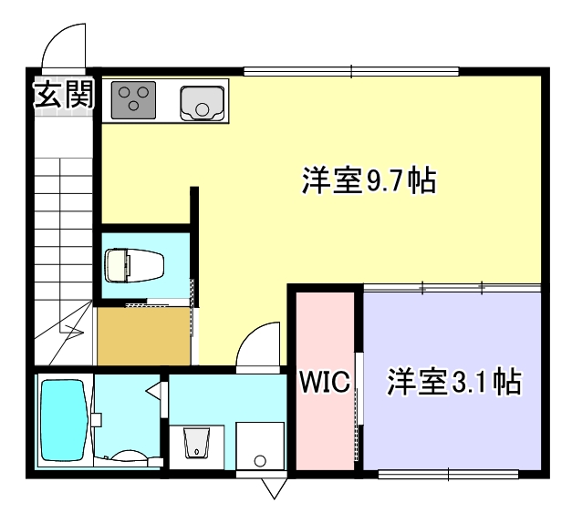 INTEGRAL稲寄IIの間取り