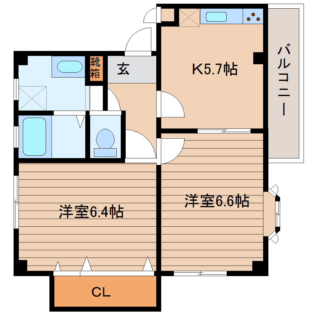 クリスタルハーモニーの間取り