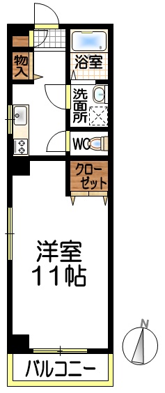 サンフラビル今町の間取り