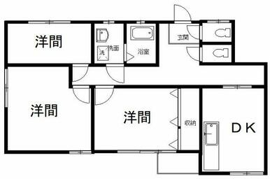 三輪アパートの間取り