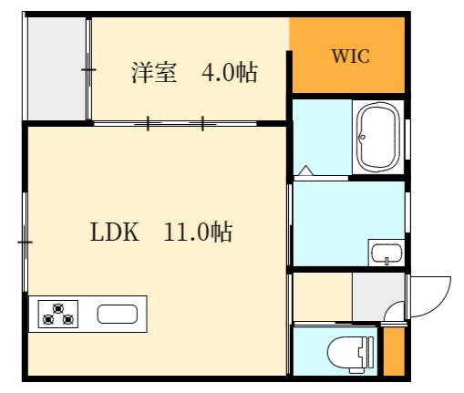 Growth T A棟の間取り