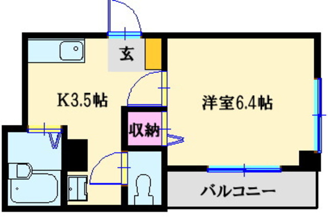 片山ビルの間取り