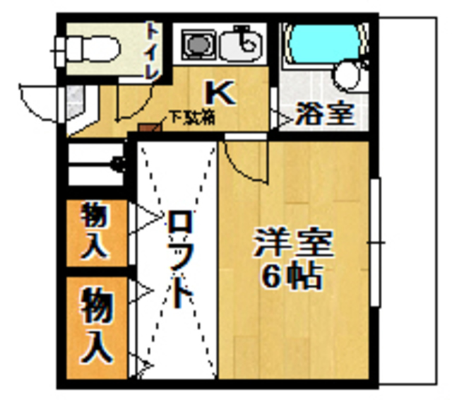 フローラ　Ｂ棟の間取り