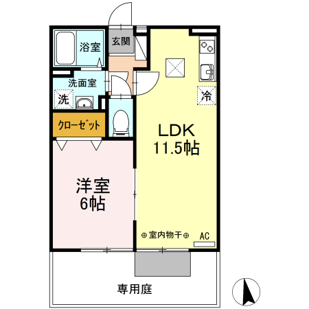 コンフォートＫ・Ｍの間取り