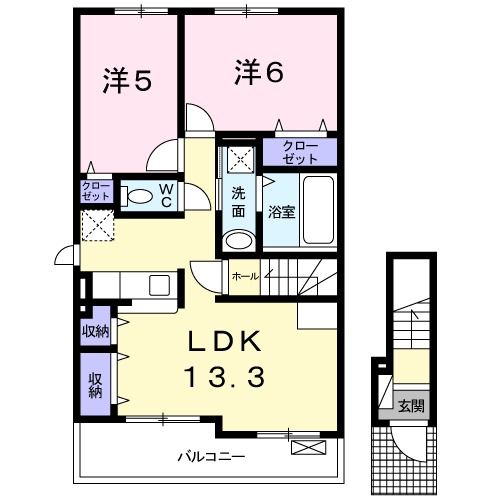 ローカルスタイルＢの間取り