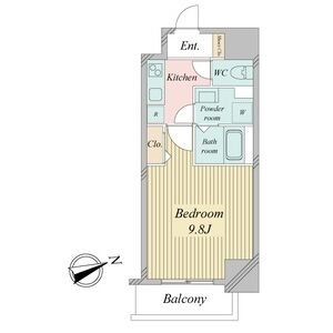 名古屋市東区大幸のマンションの間取り