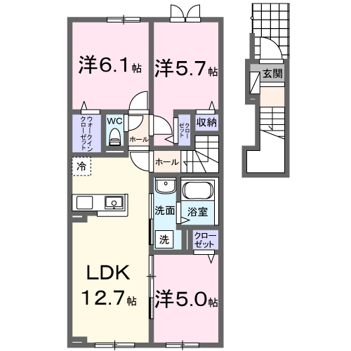 エス・スールIXの間取り