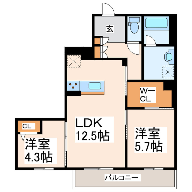 Bush Cloverの間取り