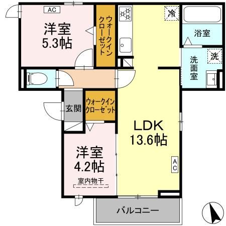 Gooden加納(グッデンカノウ)の間取り