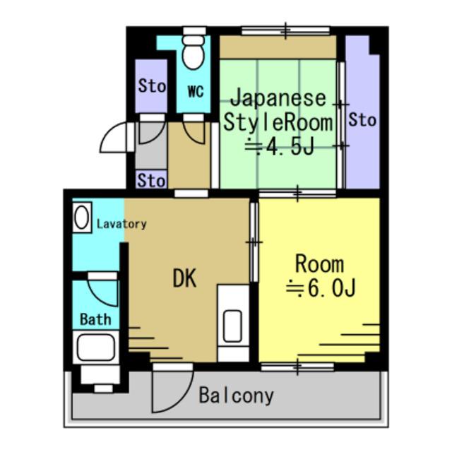 胆沢郡金ケ崎町西根のマンションの間取り