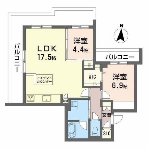 シャーメゾン青山通り　積水の間取り