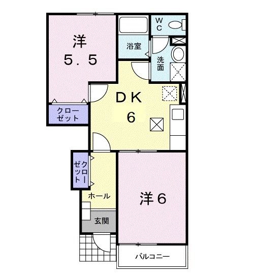 カンパヌール　Ｃの間取り