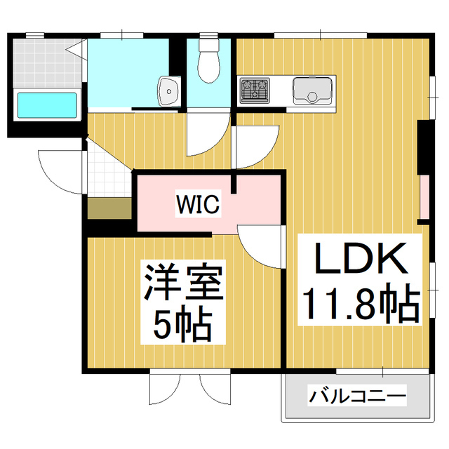 サンパレスＲＥＩ　Ａ棟の間取り