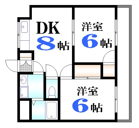 フェニックス翠の間取り