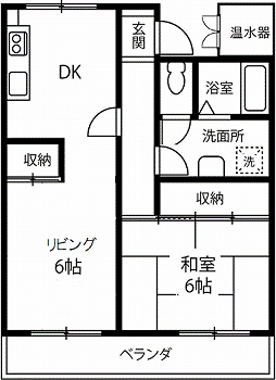 サンシャインビラの間取り