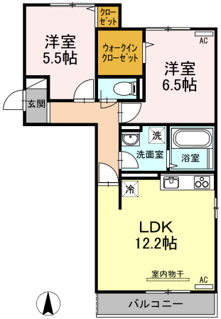 蔵王ヒルズＫの間取り