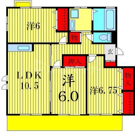 【パルソシアの間取り】