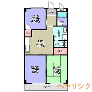 日進市梅森台のマンションの間取り