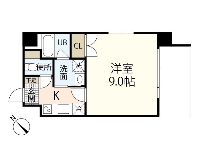 パレグレース中広の間取り