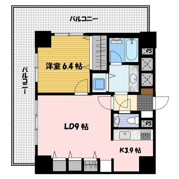 タワーシティ長崎タワーコートの間取り