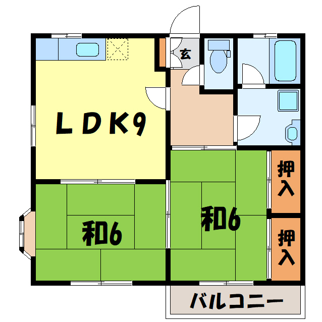 ヴィレッジ淡島の間取り