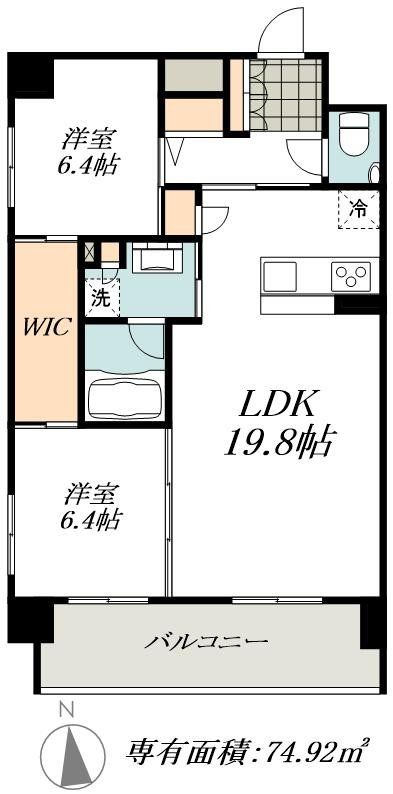 クオリア覚王山の間取り