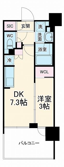 【ルピアシェリール浦和岸町Ｒｏｓｓｏの間取り】