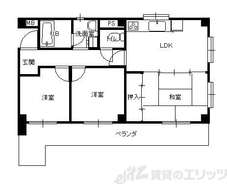 コンプリーションIIの間取り