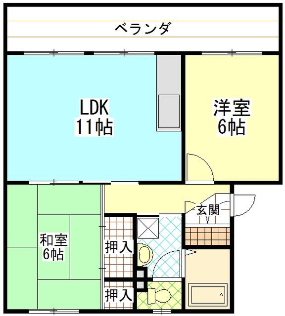 町田市成瀬のマンションの間取り