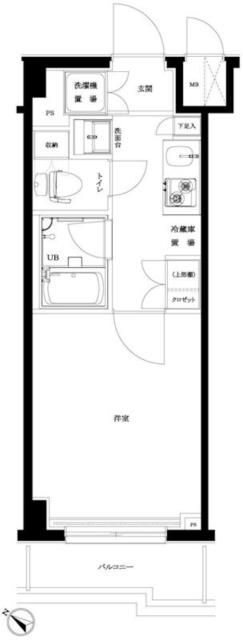 ルーブル旗の台弐番館の間取り