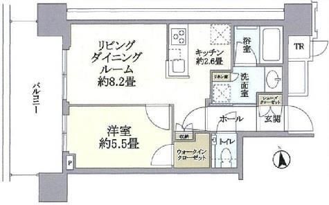 パークシティ中央湊ザタワーの間取り