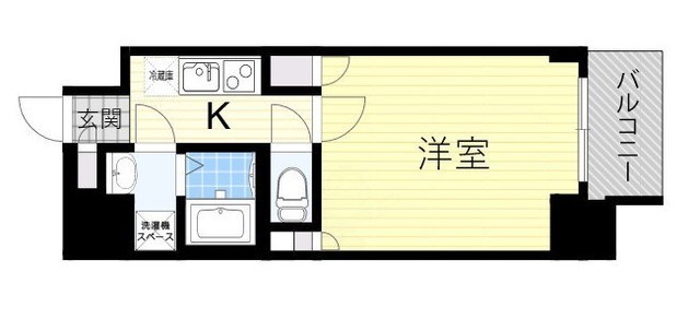 大阪市住吉区苅田のマンションの間取り