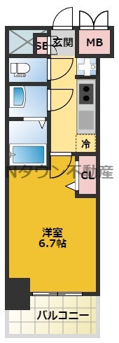 プレサンス葵デュリスの間取り