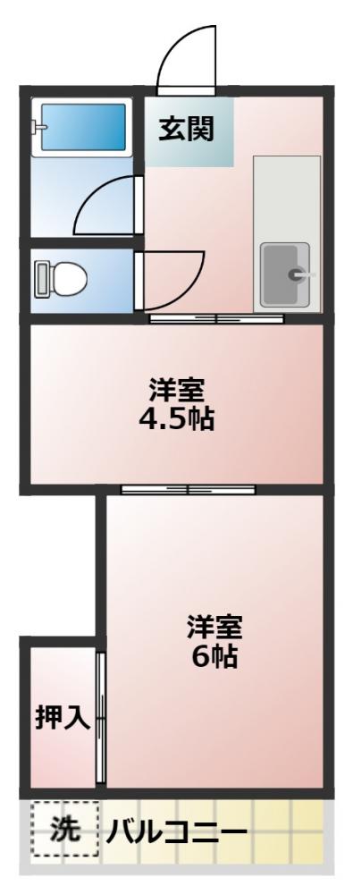 セブンハイツの間取り